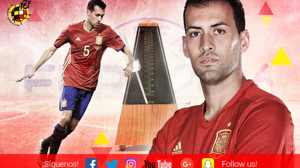 Busquets es el jugador que más pases completa en la fase de clasificación hacia Rusia 2018