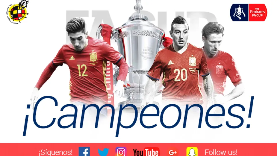 Santi Cazorla, Nacho Monreal y Héctor Bellerín conquistan la FA Cup inglesa