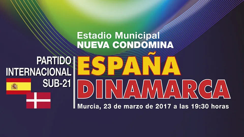 Descubre el póster oficial del partido de la Sub-21 en Murcia