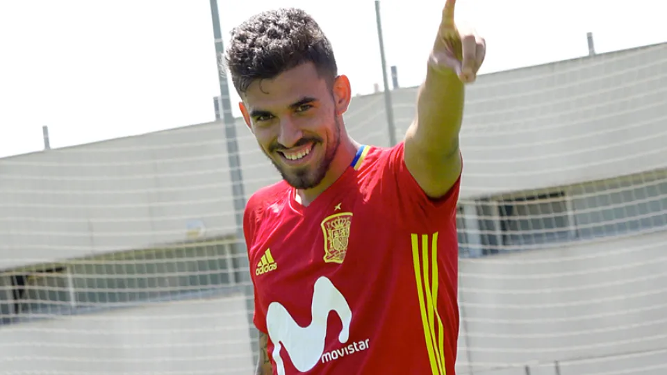 Dani Ceballos, jugador de la Selección española Sub-21