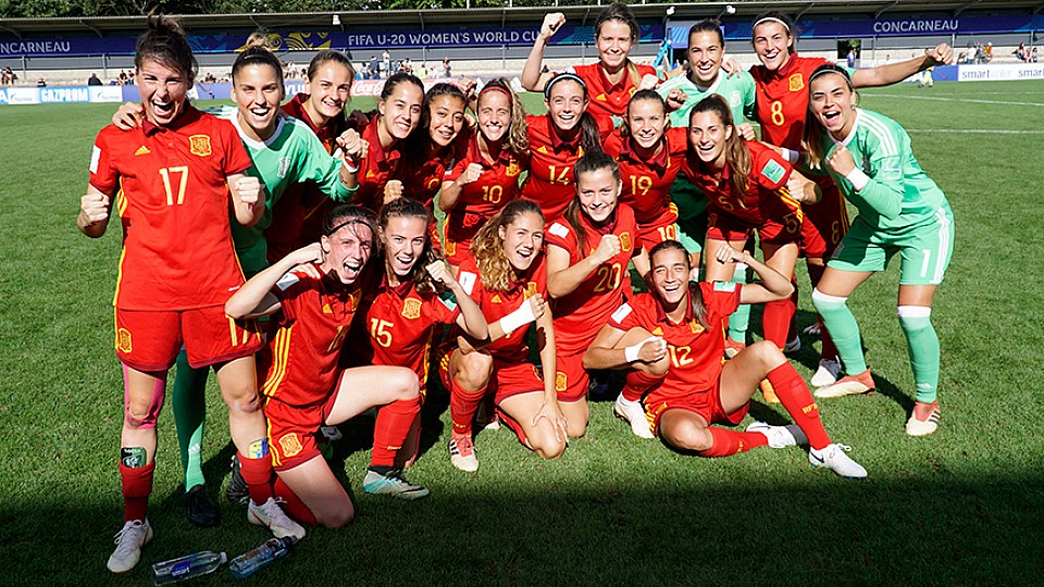 La Selección Sub-20 femenina celebra su segundo triunfo en Concarneau