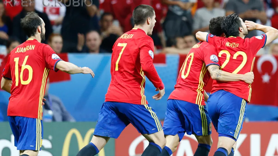 Celebración España Turquía