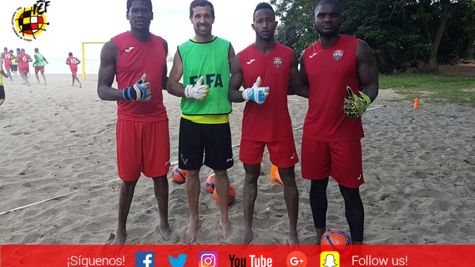 La experiencia de la selección española de fútbol playa al servicio de Trinidad y Tobago