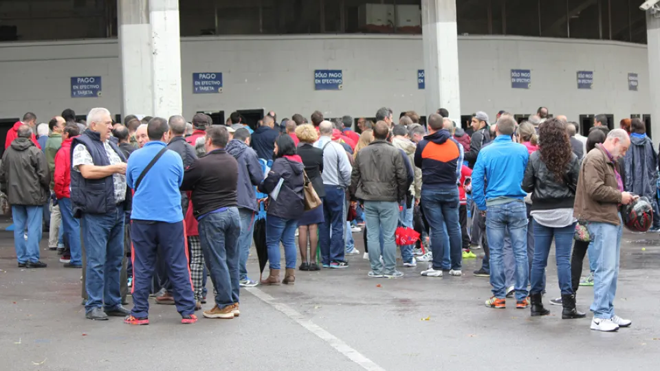 Los aficionados, en el Rico Pérez de Alicante
