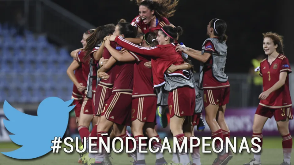 Así celebraron nuestras internacionales Sub-19 el pase a la final del Campeonato de Europa