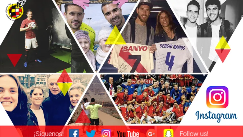 Repasa la semana de nuestros internacionales a través de sus fotos en Instagram