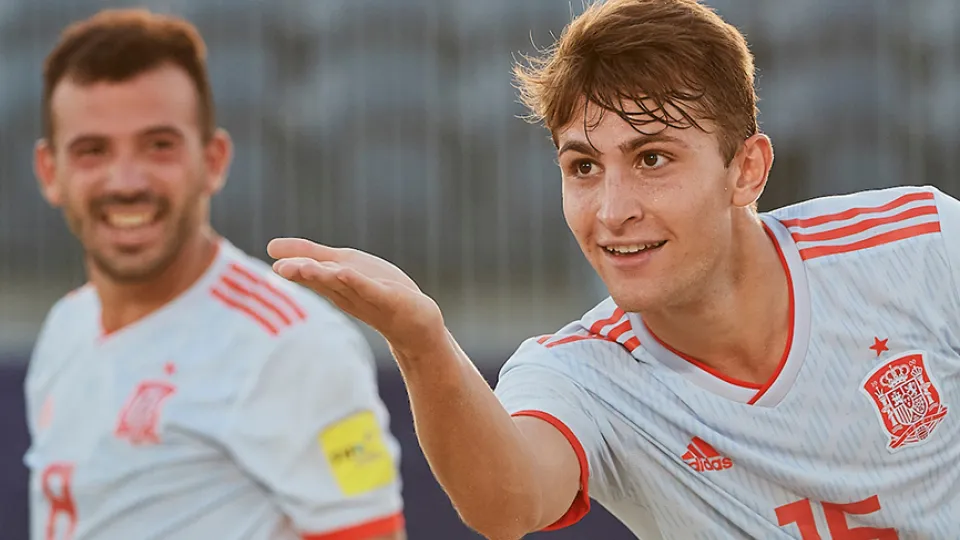 David Ardil celebra un gol frente a Tahití