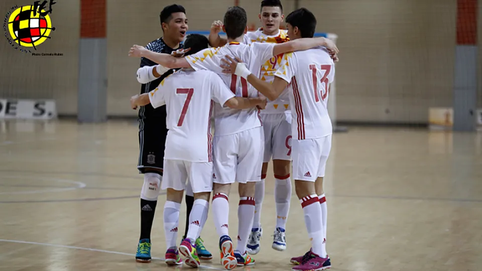 Segundo partido de la SeFutbol Sala ante Portugal