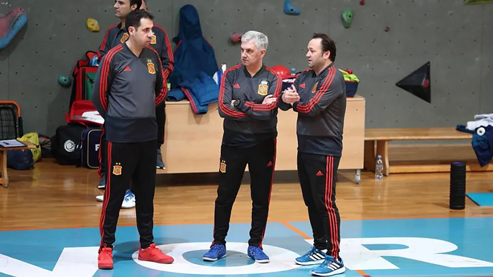 Cuerpo técnico de la selección española de fútbol sala
