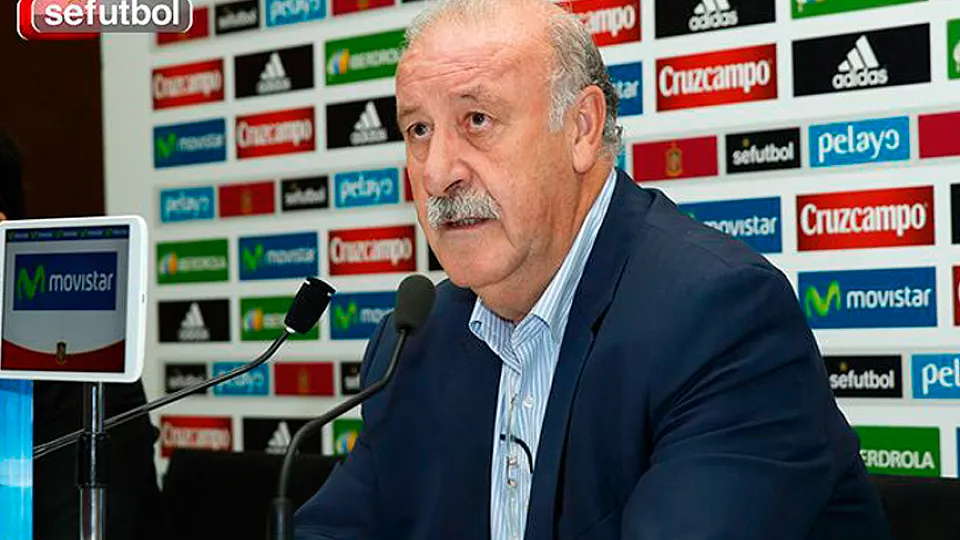 Del Bosque en rueda de prensa