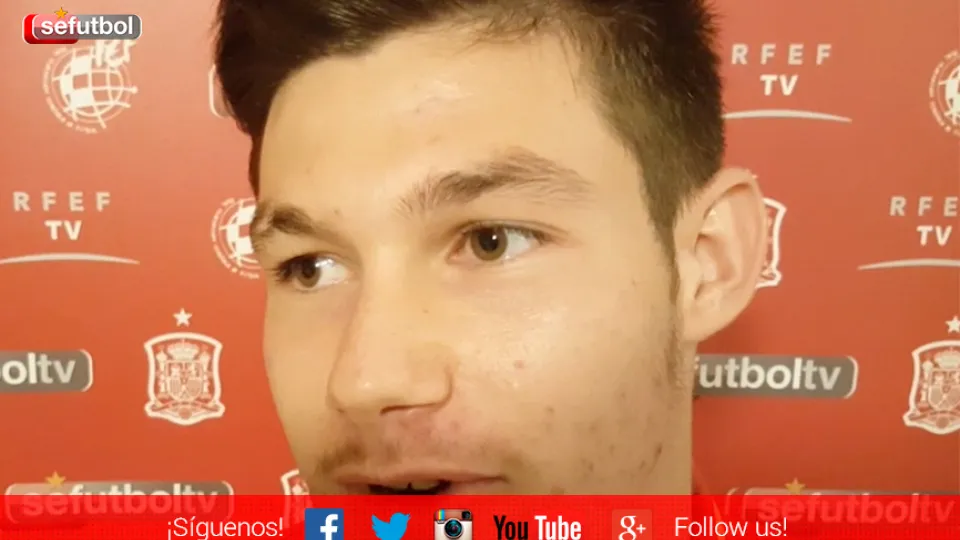 Fran García "Estamos contentos porque no solo logré yo el gol, lo ha conseguido todo el equipo"
