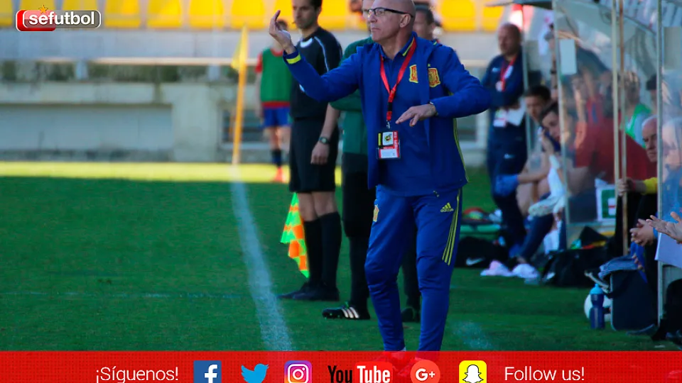 El entrenador de la Sub-19, Luis de la Fuente