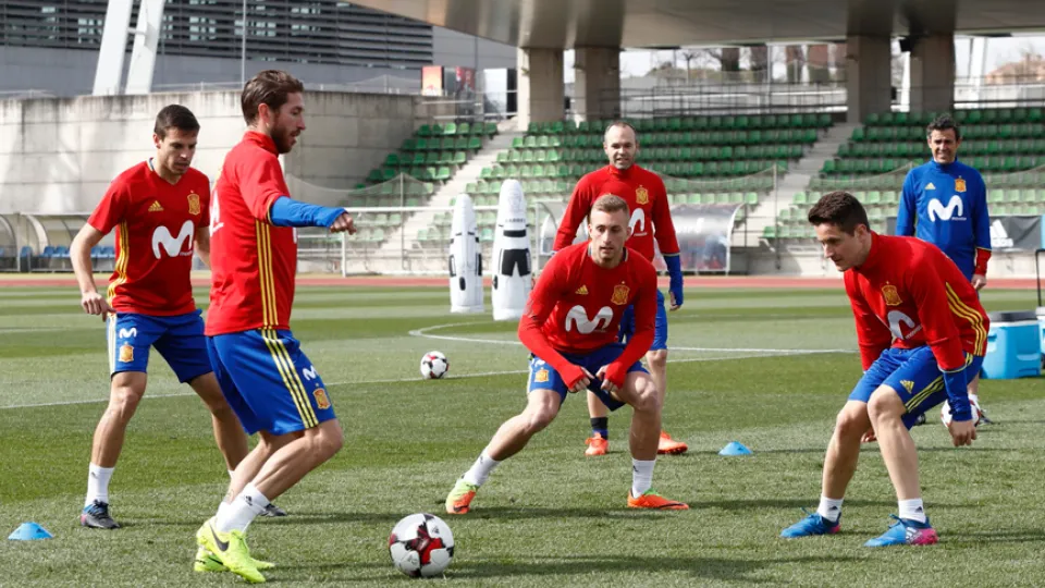 Deulofeu en un entrenamiento