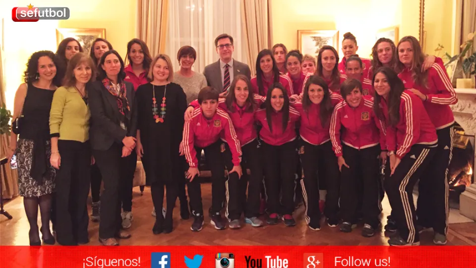 La Selección, en la Embajada de España en Dublín