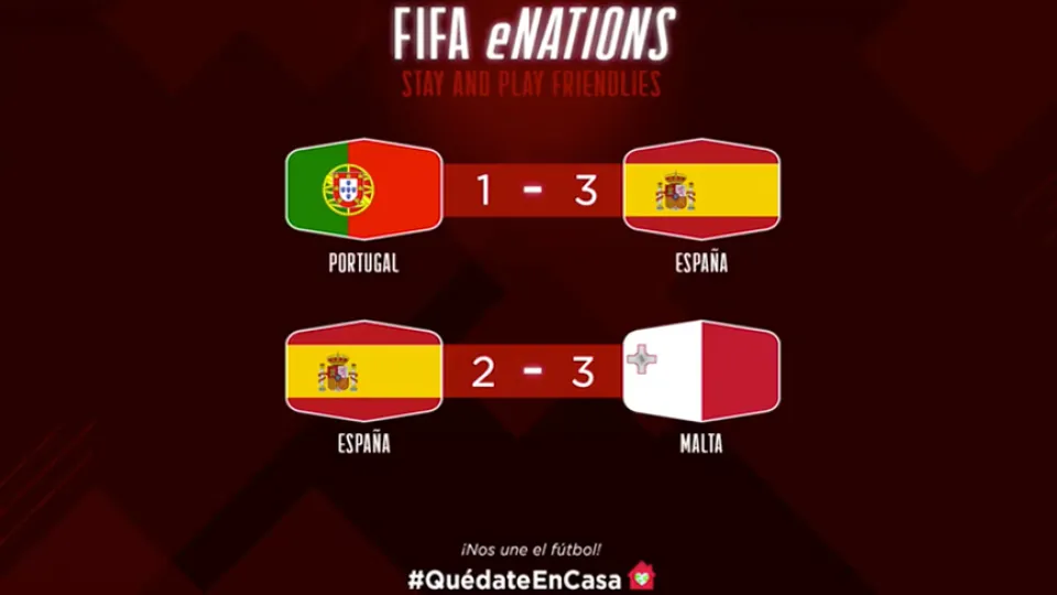 Resultados de los amistosos en la eNations Stay and Play