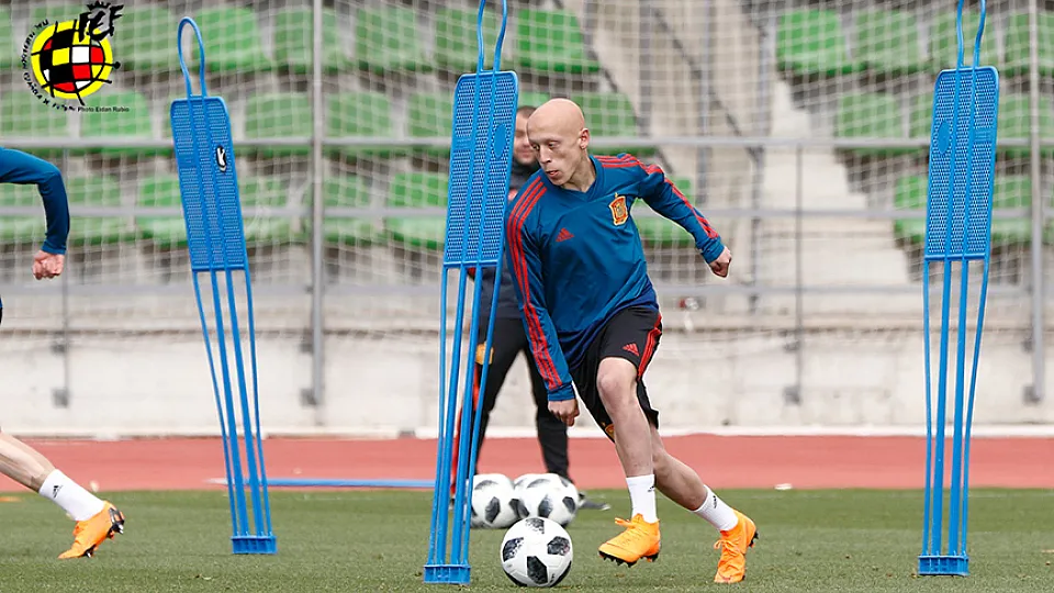 Entrenamiento de la Sub-17 en Las Rozas