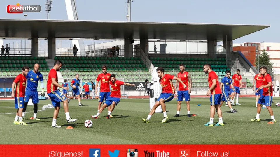 La Selección entrena en la Ciudad del Fútbol