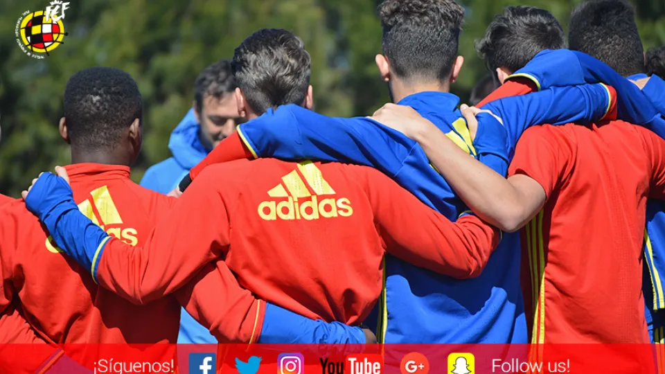 GALERÍA | Los internacionales Sub-17, juntos a por el desafío luso