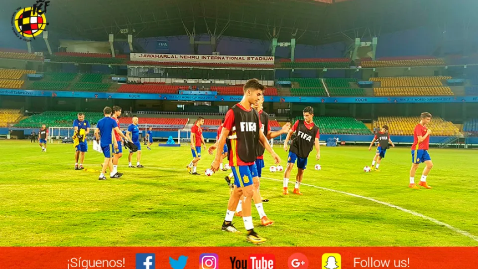 ¡La Sub-17 entrena en el estadio donde debutará el próximo sábado!