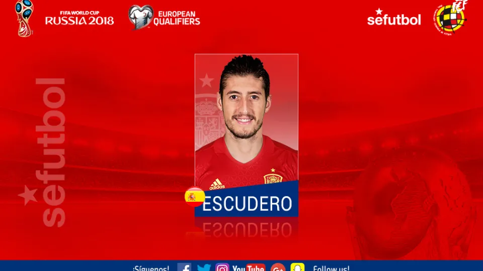 Sergio Escudero Palomo debutante en la convocatoria