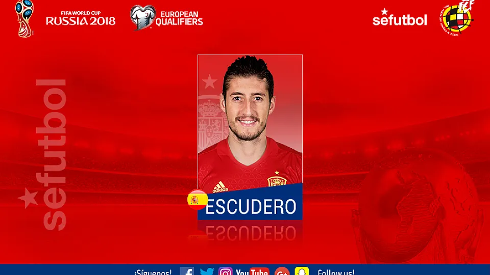 Sergio Escudero Palomo debutante en la convocatoria