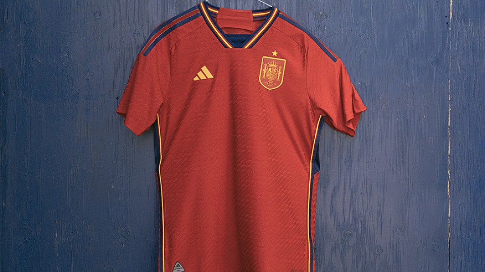 Nueva camiseta de la Selección española