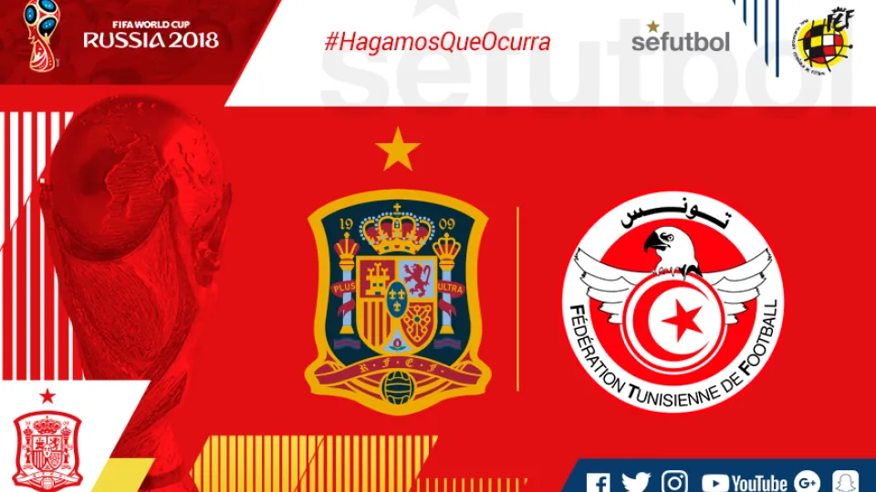 España y Túnez se enfrentan en Krasnodar