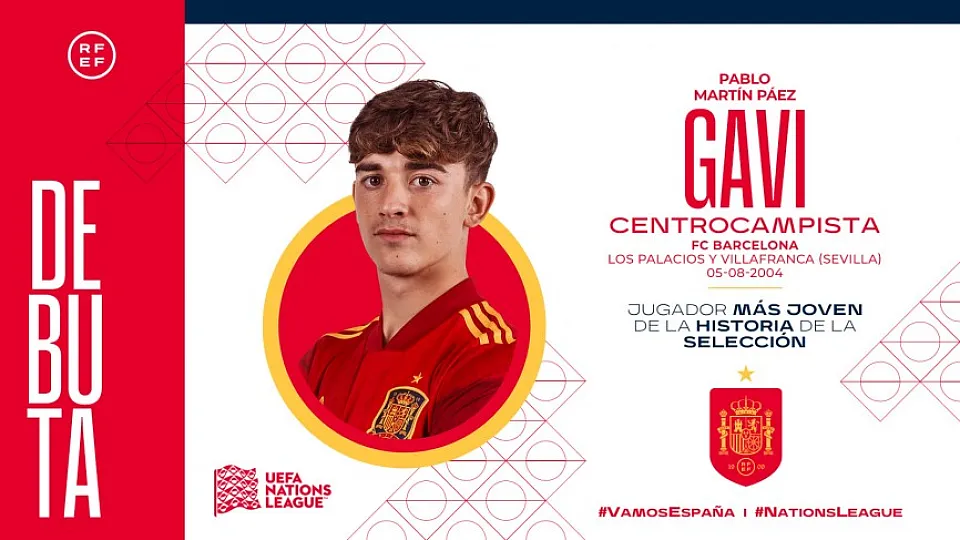 Gavi debuta con España