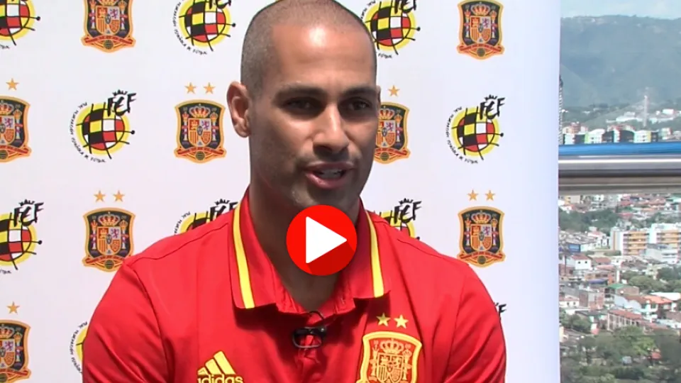 Fernando Maciel Gonçalves "Fernandao" durante la entrevista concedida a SEFUTBOL en Bucaramanga