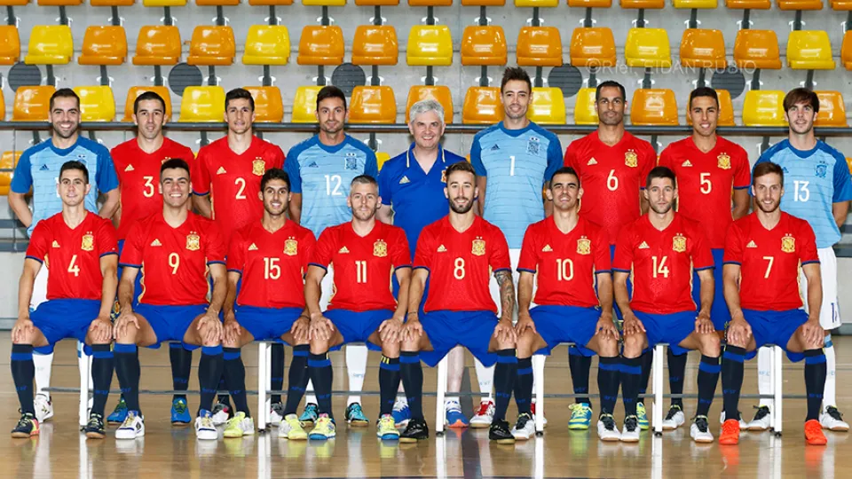 Plantilla de la Selección Española concentrada en la Ciudad del Fútbol