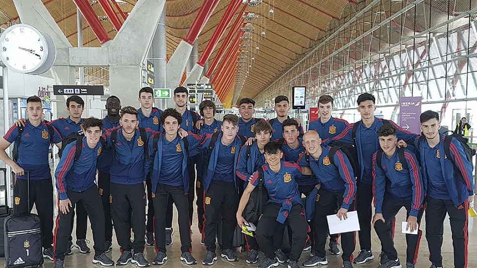 La selección sub-17 ya se encuentra en Inglaterra