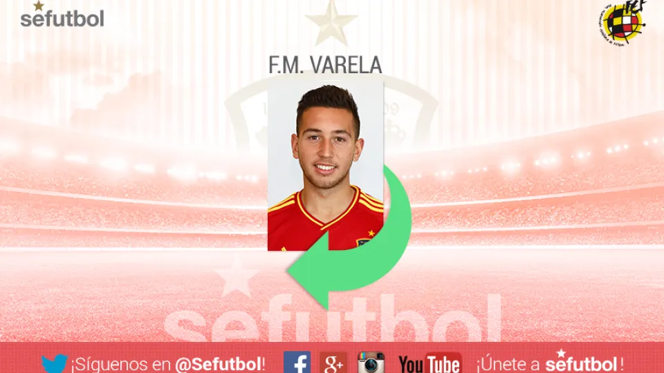 Francisco Miguel varela entra en la convocatoria