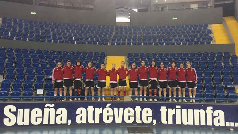Jugadoras de la Selección de fútbol sala