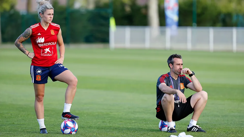La Selección española entrena en Reims