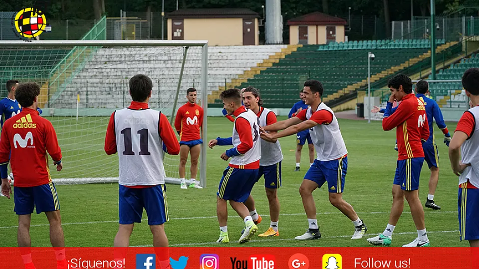 La Selección española Sub-21 se entrena en Polonia