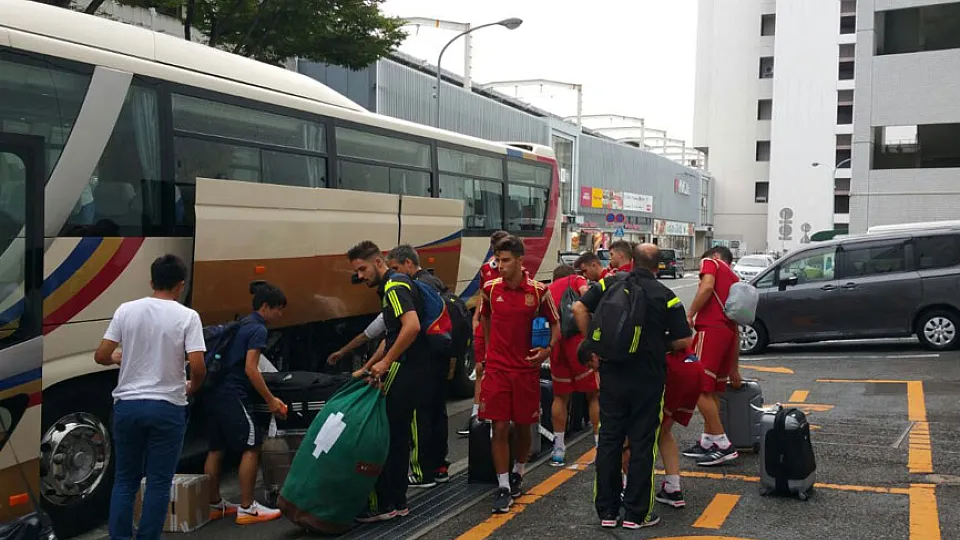 La Sub-18 española en Japón