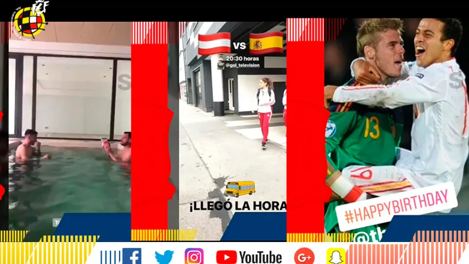 ¡Nos colamos en las stories de varios de nuestros internacionales!