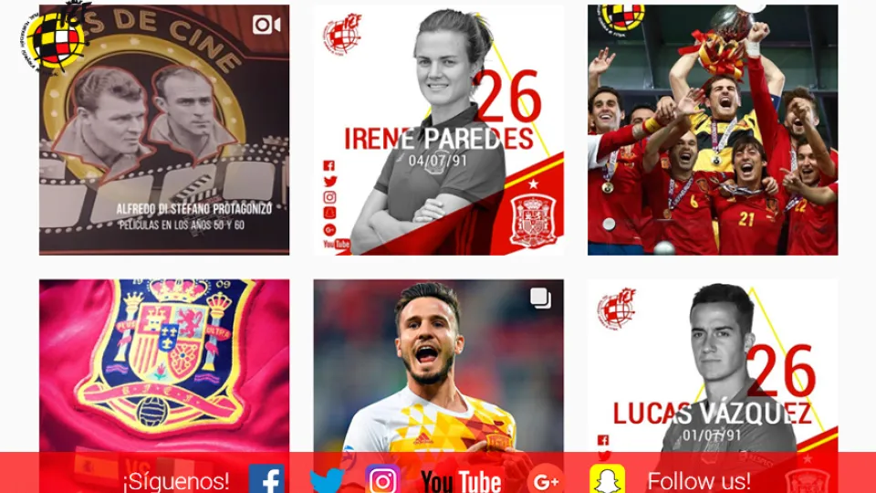 El instagram de la Sefutbol supera las 2.000 publicaciones ¡Elige tu favorita!