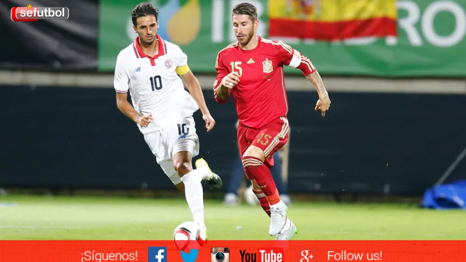 Sergio Ramos ante Costa Rica