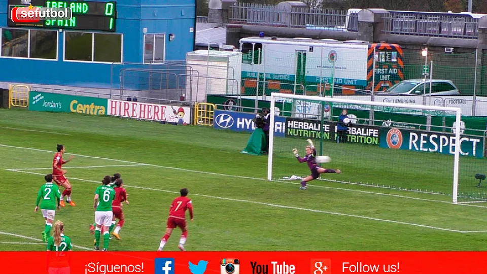 Jenni Hermoso marcó el segundo gol de España