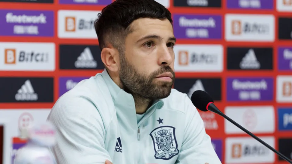 Jordi Alba, jugador de la Selección Española de fútbol
