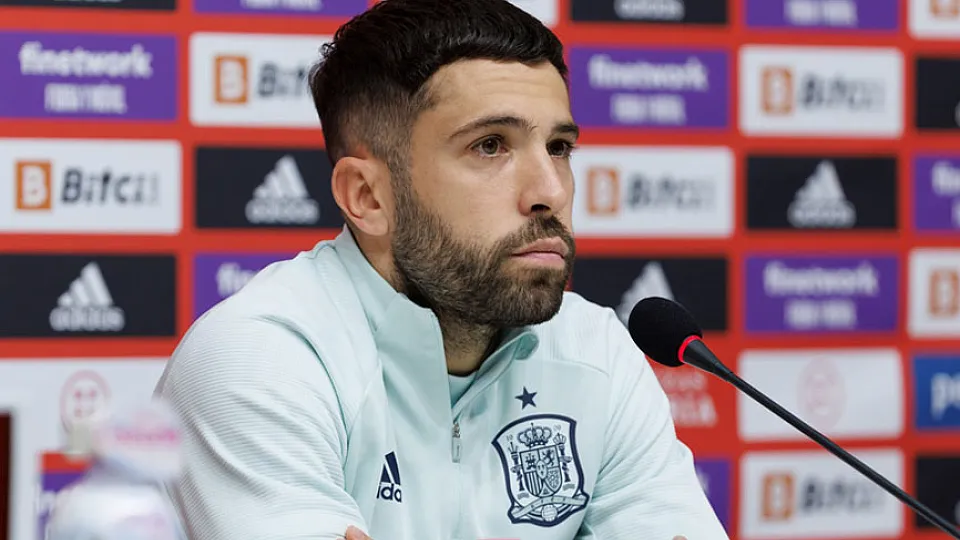 Jordi Alba, jugador de la Selección Española de fútbol