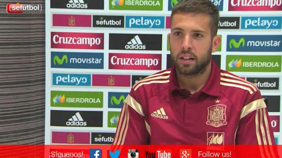 Jordi Alba, en entrevista con SeFutbol