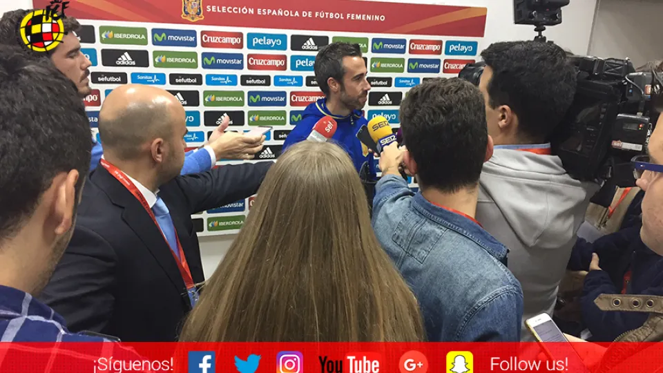 Jorge Vilda: "Estoy satisfecho porque he visto lo que estábamos buscando"