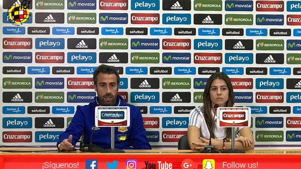 Jorge Vilda: "Inlgaterra es una Selección que ha hecho una gran Fase de Clasificación, es un equipo muy compacto"