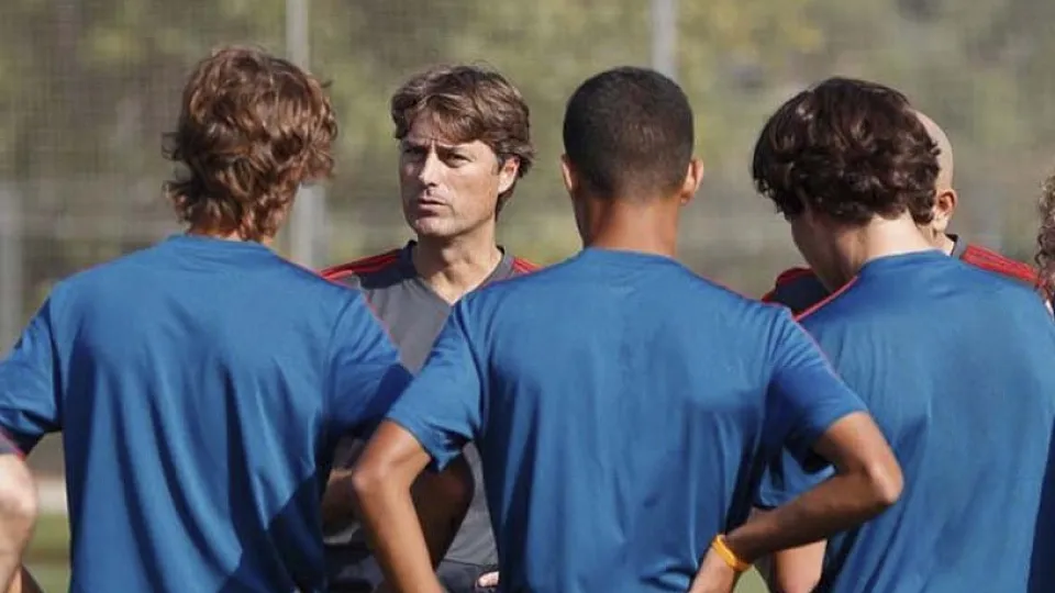 Julen Guerrero, un objetivo con la Sub-15: "Humildad y Formar personas"