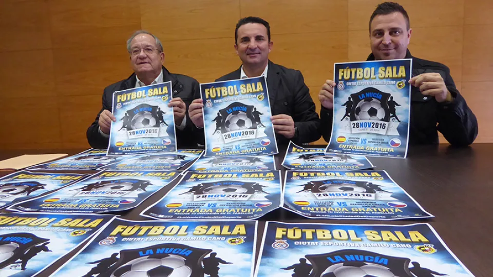 Presentados los dos partidos amistosos de la Sub-19 de fútbol sala en La Nucía