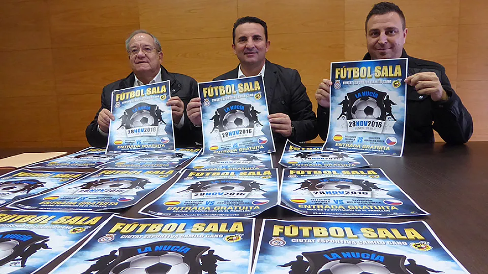 Presentados los dos partidos amistosos de la Sub-19 de fútbol sala en La Nucía