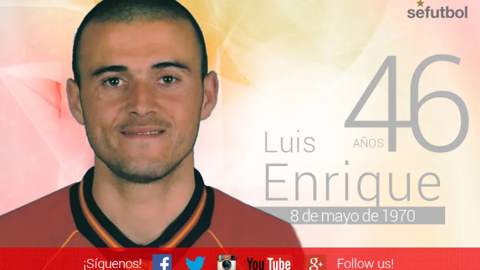 Luis Enrique en la Selección española
