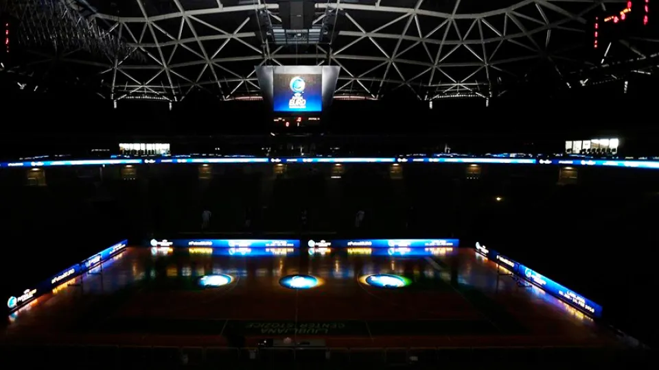 Vista panorámica del pabellón Arena Stožice de Liubliana